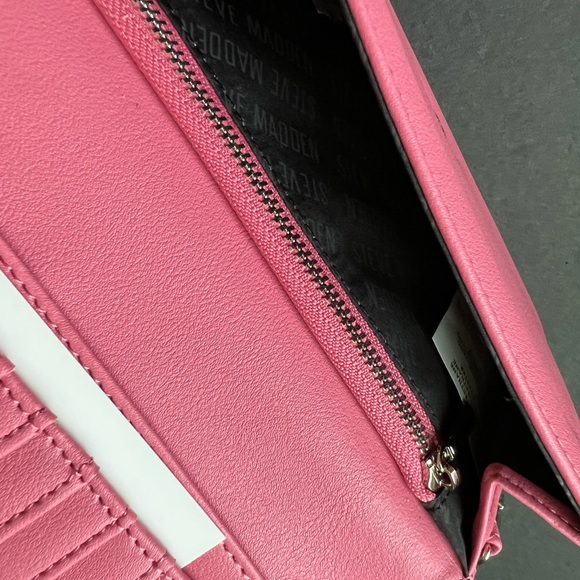 NWT STEVE MADDEN PHONE CASE WALLET WRISTLET - Picture 7 of 9